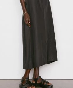 Flash Sale β€οΈ Frame-denim Tie Back Midi π Dress -- Noir π© Women π 13 Frame-denim Tie Back Midi Dress -- Noir Women