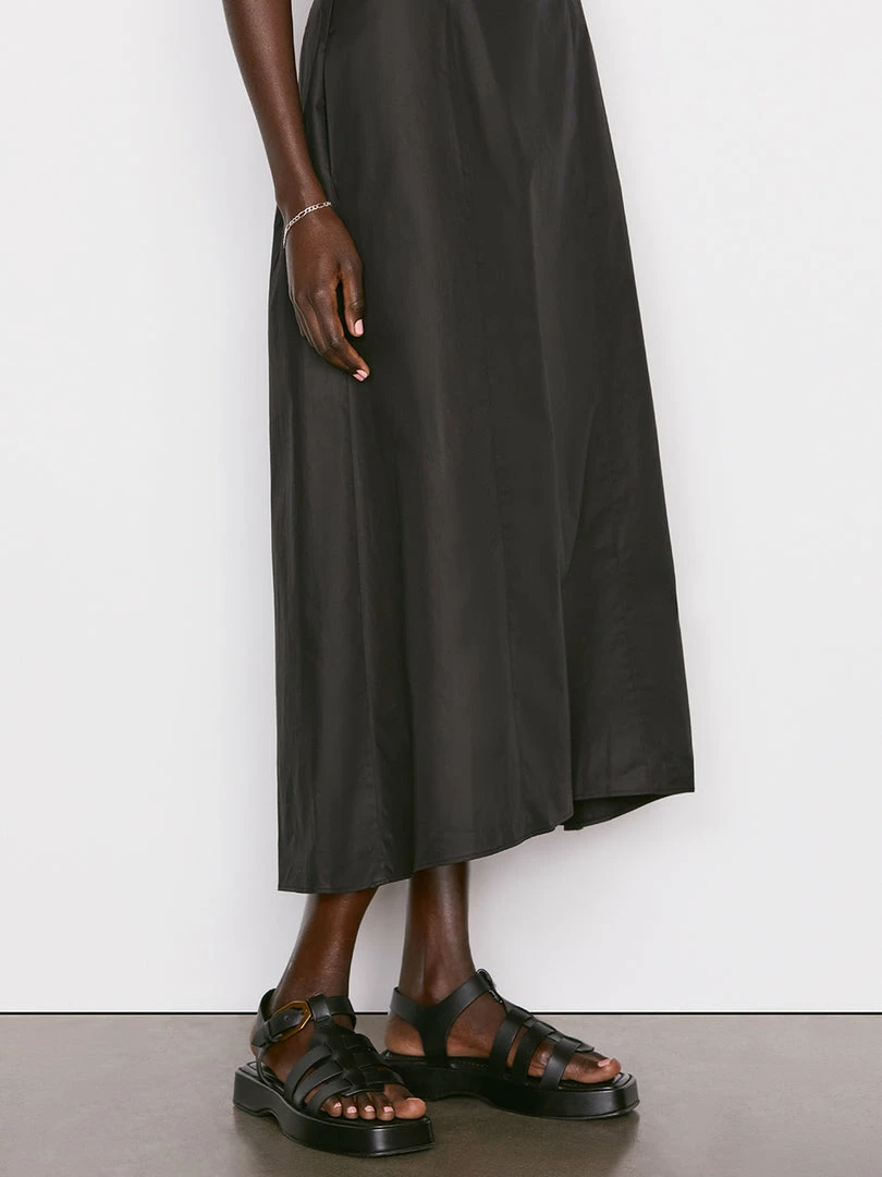 Flash Sale β€οΈ Frame-denim Tie Back Midi π Dress -- Noir π© Women π 6 Frame-denim Tie Back Midi Dress -- Noir Women