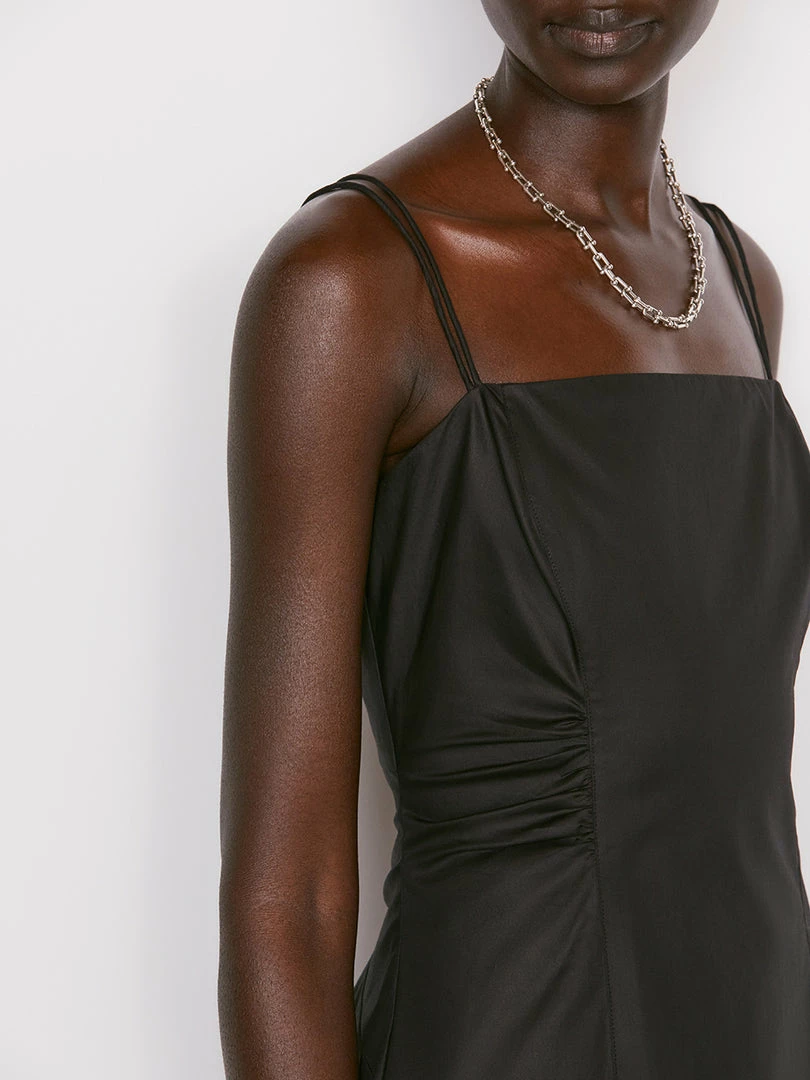 Flash Sale β€οΈ Frame-denim Tie Back Midi π Dress -- Noir π© Women π 2 Frame-denim Tie Back Midi Dress -- Noir Women