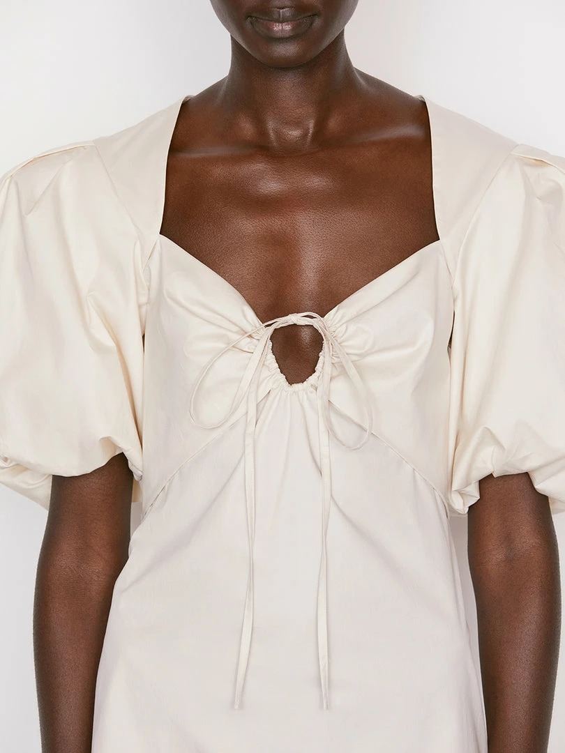 Flash Sale π― Frame-denim Tie Neck π Dress -- Flax βοΈ 3 Frame-denim Tie Neck Dress -- Flax