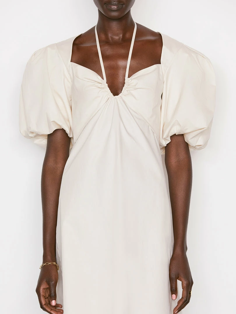 Flash Sale π― Frame-denim Tie Neck π Dress -- Flax βοΈ 6 Frame-denim Tie Neck Dress -- Flax