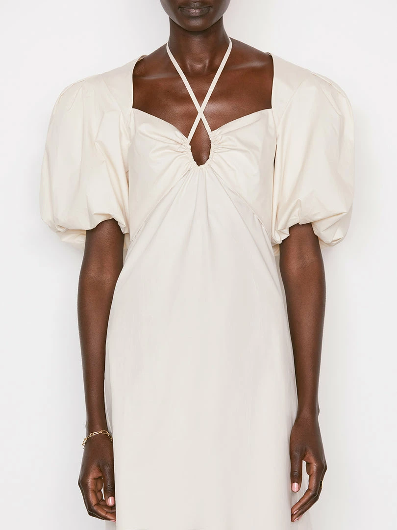 Flash Sale π― Frame-denim Tie Neck π Dress -- Flax βοΈ 5 Frame-denim Tie Neck Dress -- Flax