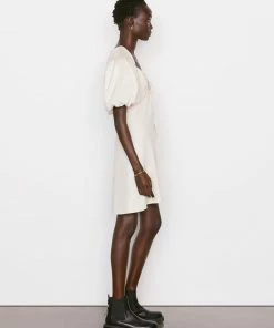 Flash Sale π― Frame-denim Tie Neck π Dress -- Flax βοΈ 9 Frame-denim Tie Neck Dress -- Flax