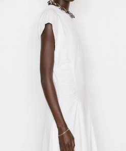 Cheap π Frame-denim Fitted Flare π Dress -- Blanc π© Women π 12 Frame-denim Fitted Flare Dress -- Blanc Women