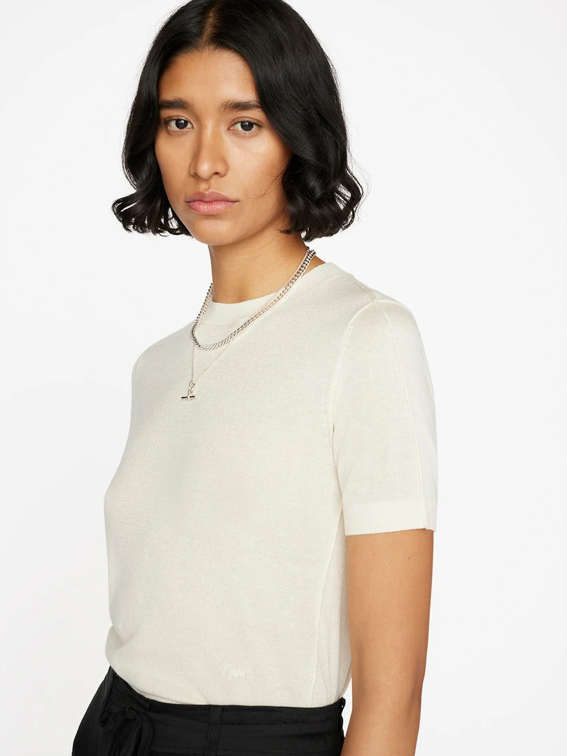 Brand new π Frame-denim Refined Sweater Tee -- Off White π 3 Frame-denim Refined Sweater Tee -- Off White