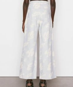 Flash Sale β¨ Frame-denim π© Women High Rise Baggy Pant -- Tropical Chambray Abstract π― 13 Frame-denim Women High Rise Baggy Pant -- Tropical Chambray Abstract