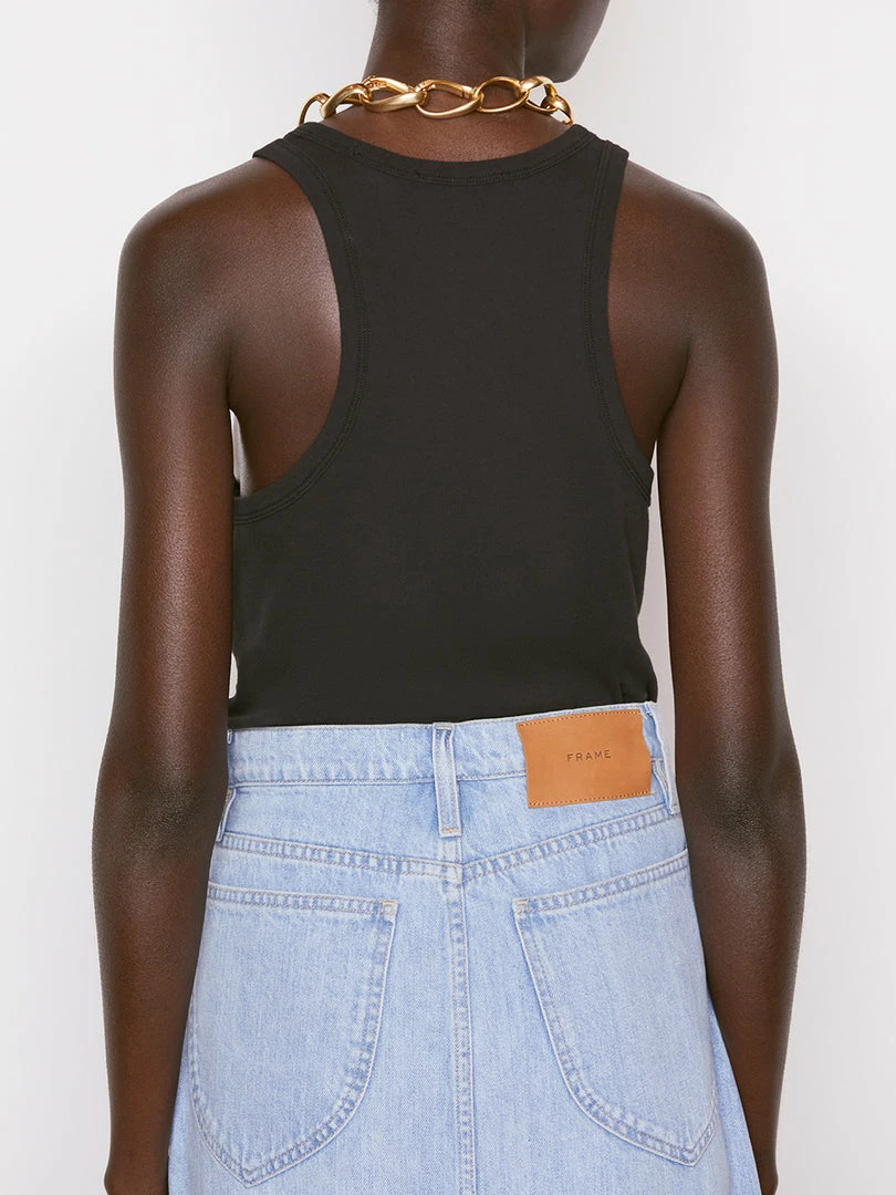 Deals π Frame-denim π© Women Ringer Tank -- Noir π 7 Frame-denim Women Ringer Tank -- Noir