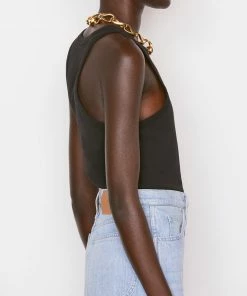 Deals π Frame-denim π© Women Ringer Tank -- Noir π 13 Frame-denim Women Ringer Tank -- Noir