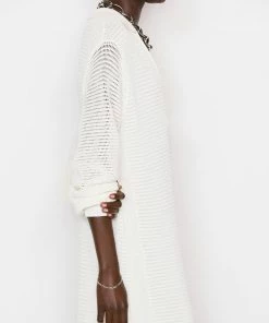 Frame-denim Women Crochet Kaftan -- Off White