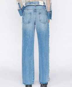Cheapest βοΈ Frame-denim Atelier Sheer Insert Jean -- Azul π© Women β 13 Frame-denim Atelier Sheer Insert Jean -- Azul Women