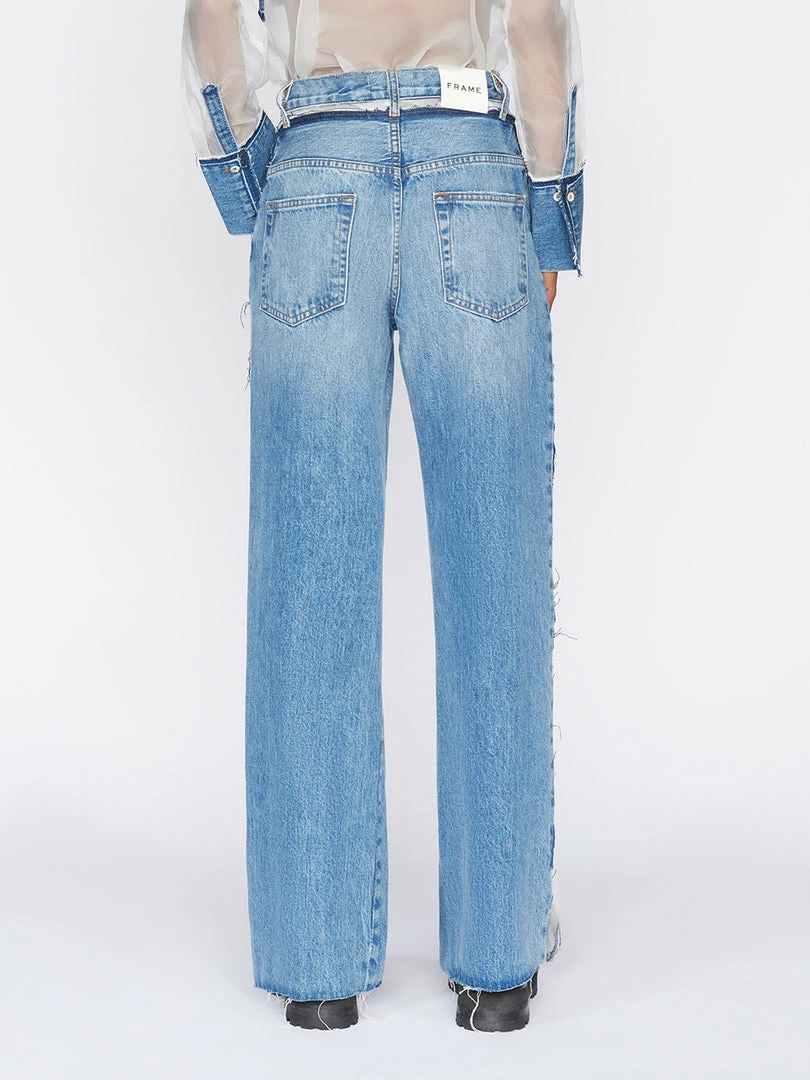 Cheapest βοΈ Frame-denim Atelier Sheer Insert Jean -- Azul π© Women β 7 Frame-denim Atelier Sheer Insert Jean -- Azul Women