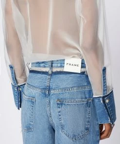 Cheapest βοΈ Frame-denim Atelier Sheer Insert Jean -- Azul π© Women β 12 Frame-denim Atelier Sheer Insert Jean -- Azul Women