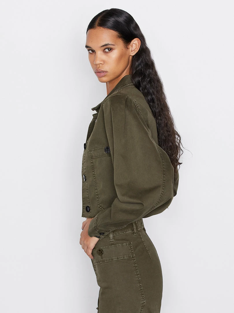 Cheap 𧨠Frame-denim Oversized Utility Jacket -- Washed Fatigue π₯ 3 Frame-denim Oversized Utility Jacket -- Washed Fatigue