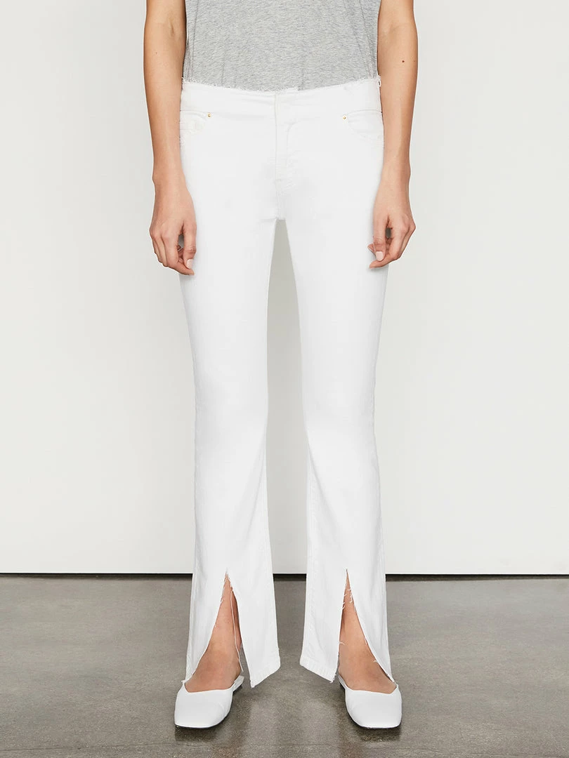 Best Pirce π€© Frame-denim Cut Off Waist Mini Boot Slit -- Blanc β€οΈ 1 Frame-denim Cut Off Waist Mini Boot Slit -- Blanc