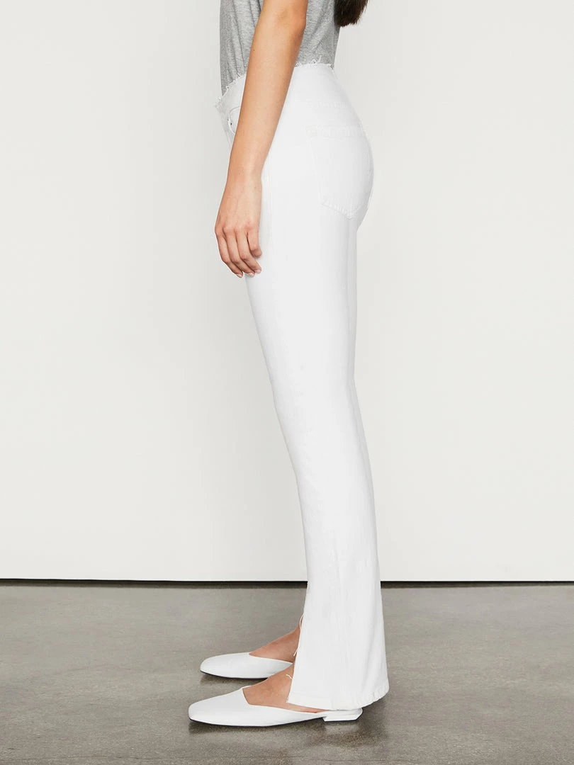 Best Pirce π€© Frame-denim Cut Off Waist Mini Boot Slit -- Blanc β€οΈ 3 Frame-denim Cut Off Waist Mini Boot Slit -- Blanc