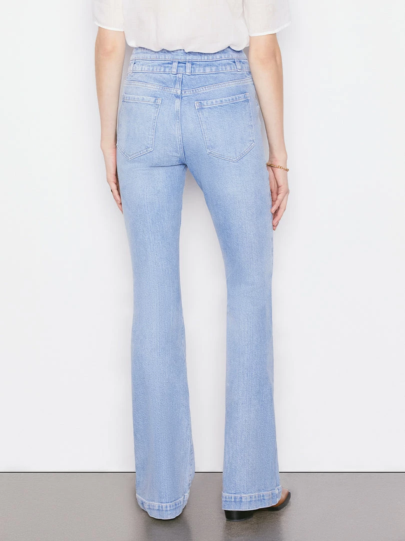 Best Pirce π Frame-denim Double Button Flare -- Caye 𧨠4 Frame-denim Double Button Flare -- Caye