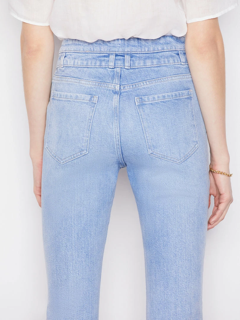 Best Pirce π Frame-denim Double Button Flare -- Caye 𧨠3 Frame-denim Double Button Flare -- Caye