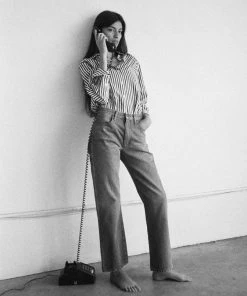 Frame-denim Women Ilona High Straight Jean -- Luna