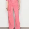 Frame-denim Women High Rise Baggy Pant -- Hot Pink