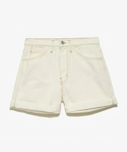 Wholesale π Frame-denim High Rise Cuffed Short -- Ecru π© Women π 15 Frame-denim High Rise Cuffed Short -- Ecru Women