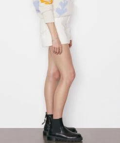 Wholesale π Frame-denim High Rise Cuffed Short -- Ecru π© Women π 11 Frame-denim High Rise Cuffed Short -- Ecru Women