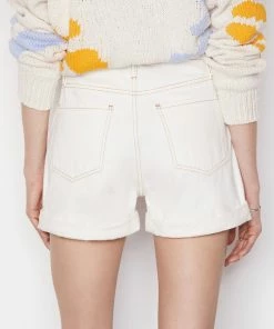 Wholesale π Frame-denim High Rise Cuffed Short -- Ecru π© Women π 13 Frame-denim High Rise Cuffed Short -- Ecru Women