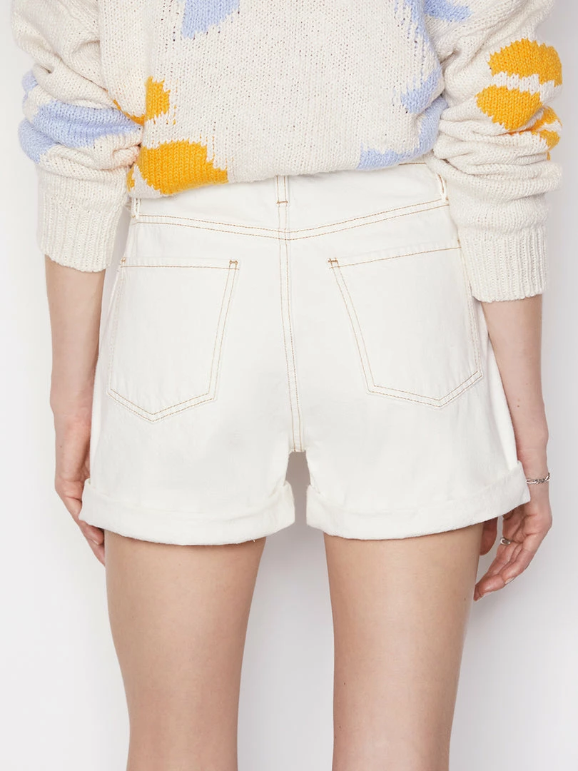 Wholesale π Frame-denim High Rise Cuffed Short -- Ecru π© Women π 6 Frame-denim High Rise Cuffed Short -- Ecru Women