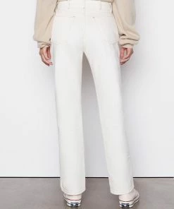 Frame-denim Ilona High Straight Jean -- Blanc