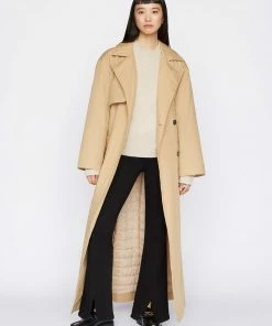 Frame-denim The Jetset Slit Flare -- Sheen Noir