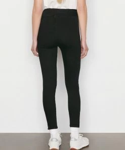 Frame-denim The Jetset Skinny Crop -- Sheen Noir Women