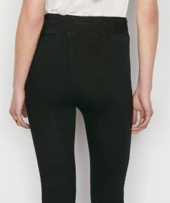 Frame-denim The Jetset Skinny Crop -- Sheen Noir Women