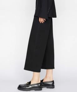 Best deal π Frame-denim Jetset Wide Crop -- Sheen Noir π 9 Frame-denim Jetset Wide Crop -- Sheen Noir