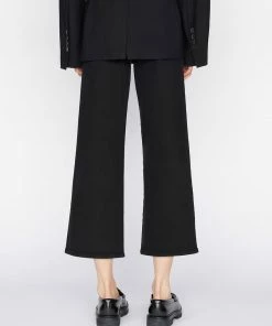 Best deal π Frame-denim Jetset Wide Crop -- Sheen Noir π 11 Frame-denim Jetset Wide Crop -- Sheen Noir