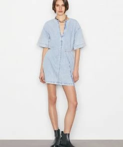 Frame-denim Kaftan Mini Dress -- Breezy