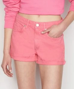 Frame-denim Women Le Brigette Short -- Hot Pink