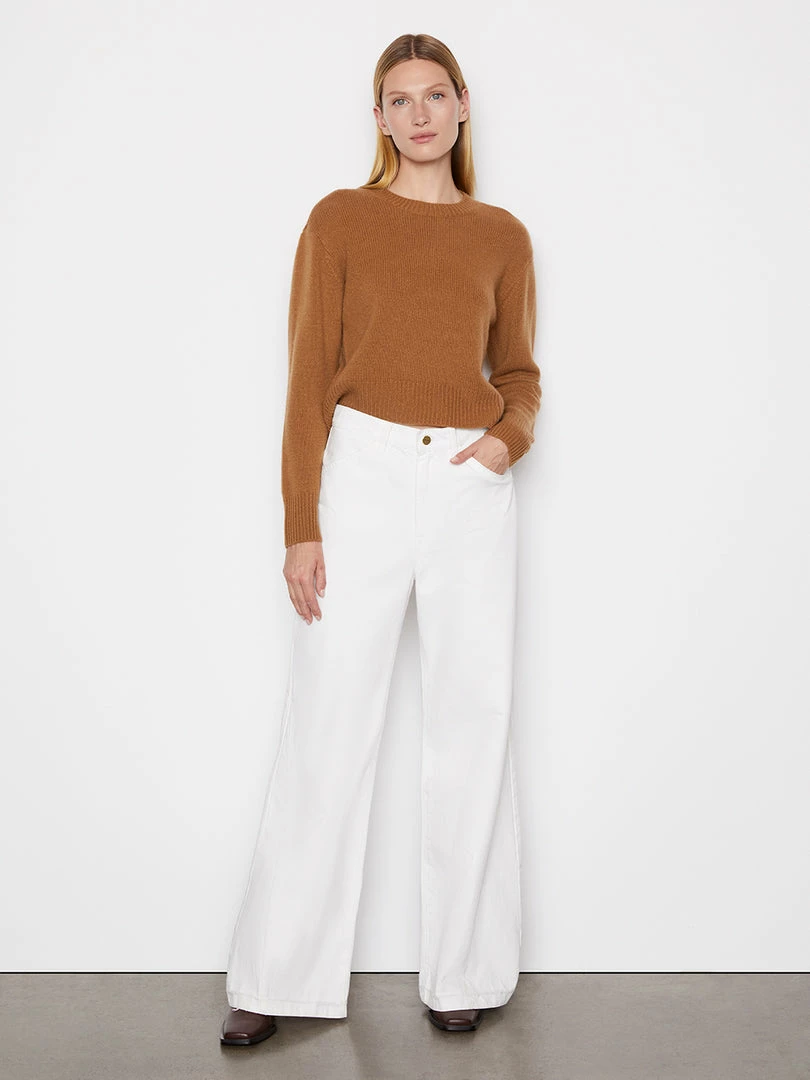 New 𧨠Frame-denim Le Baggy Palazzo -- Rumpled Blanc Grind π 2 Frame-denim Le Baggy Palazzo -- Rumpled Blanc Grind