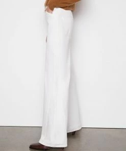 New 𧨠Frame-denim Le Baggy Palazzo -- Rumpled Blanc Grind π 7 Frame-denim Le Baggy Palazzo -- Rumpled Blanc Grind