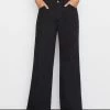 Frame-denim Women Le Baggy Palazzo -- Film Noir