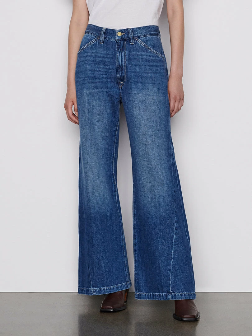 Wholesale 𧨠Frame-denim Le Baggy Palazzo -- Seafarer π 1 Frame-denim Le Baggy Palazzo -- Seafarer