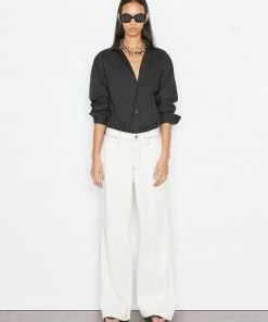 Frame-denim Le Baggy Palazzo -- Chalked Women