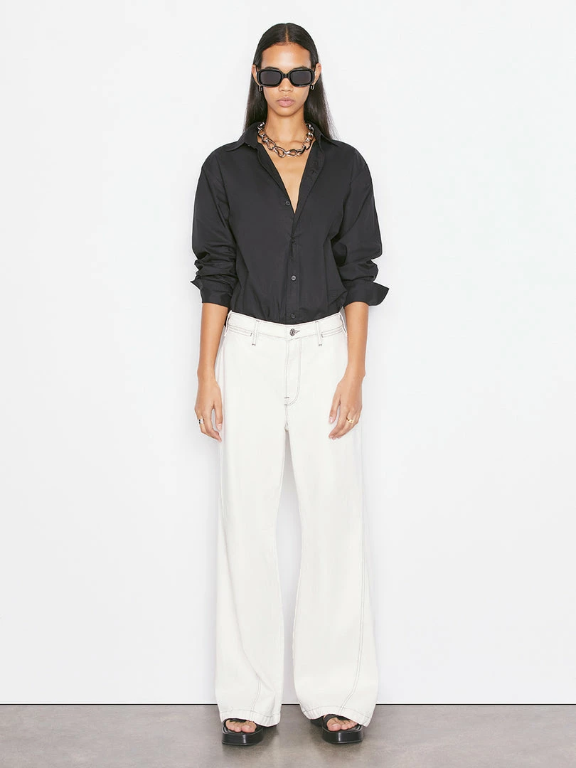 Best deal π Frame-denim Le Baggy Palazzo -- Chalked π© Women π 2 Frame-denim Le Baggy Palazzo -- Chalked Women