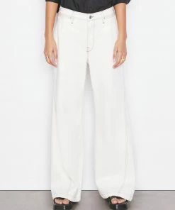 Frame-denim Le Baggy Palazzo -- Chalked Women