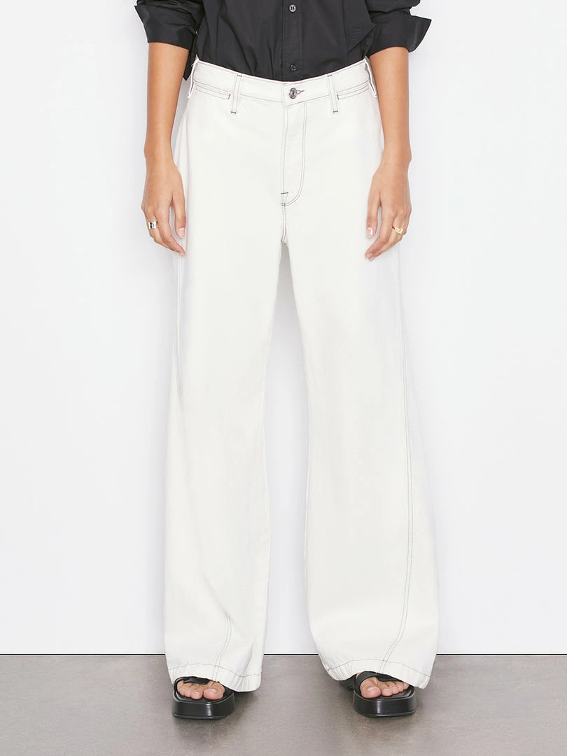 Best deal π Frame-denim Le Baggy Palazzo -- Chalked π© Women π 1 Frame-denim Le Baggy Palazzo -- Chalked Women