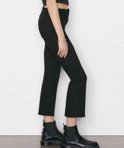 Frame-denim Le Crop Mini Boot -- Film Noir