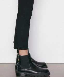 Frame-denim Le Crop Mini Boot -- Film Noir