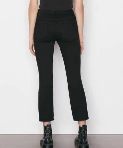 Frame-denim Le Crop Mini Boot -- Film Noir