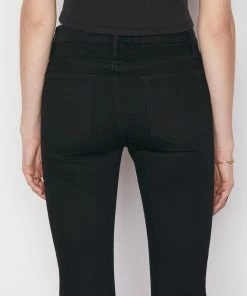 Frame-denim Le Crop Mini Boot -- Film Noir