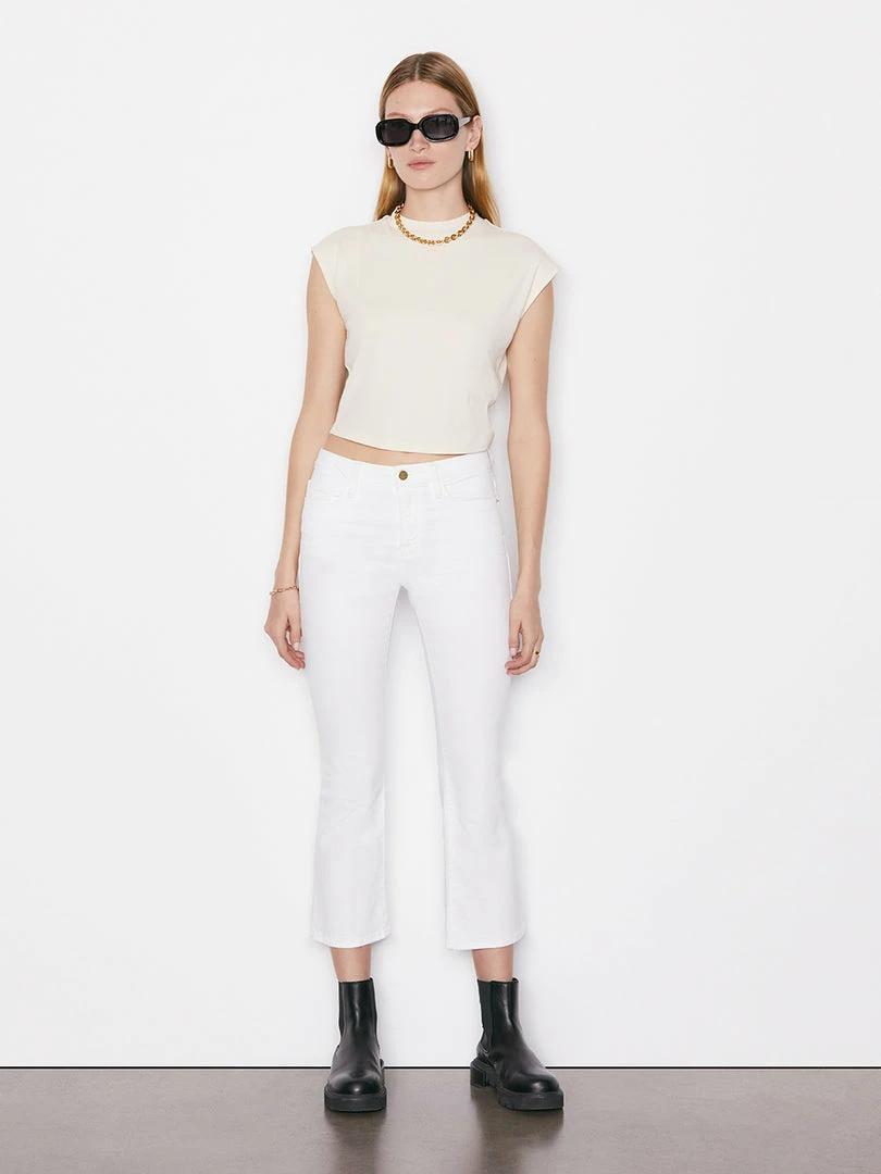 Cheap π₯ Frame-denim π© Women Le Crop Mini Boot -- Blanc π€© 2 Frame-denim Women Le Crop Mini Boot -- Blanc