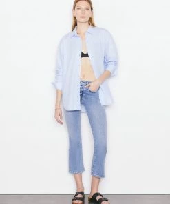 Frame-denim Women Le Crop Mini Boot -- Jadite