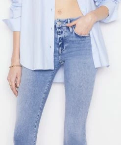 Frame-denim Women Le Crop Mini Boot -- Jadite